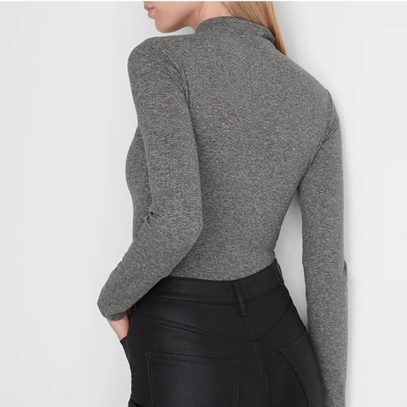 Express body contour cozy turtleneck bodysuit - Picture 2 of 7